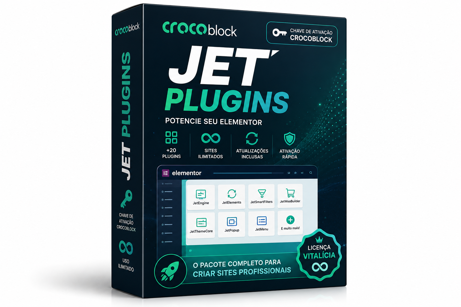 Crocoblock Jet Plugins + Chave de Ativação Crocoblock